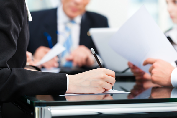 Attorney Signing Documents - best traffic ticket lawyers in springfield
